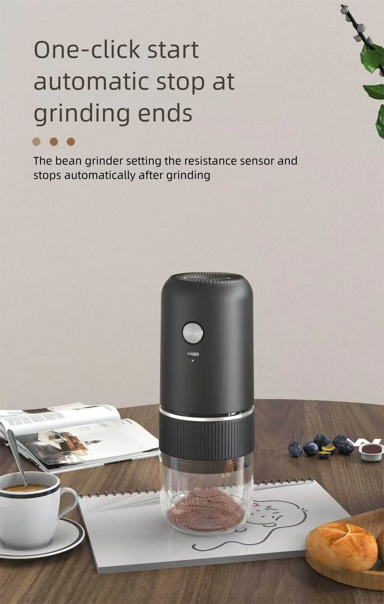 macchina da caffè, macinacaffè portatile, macinacaffè elettrico