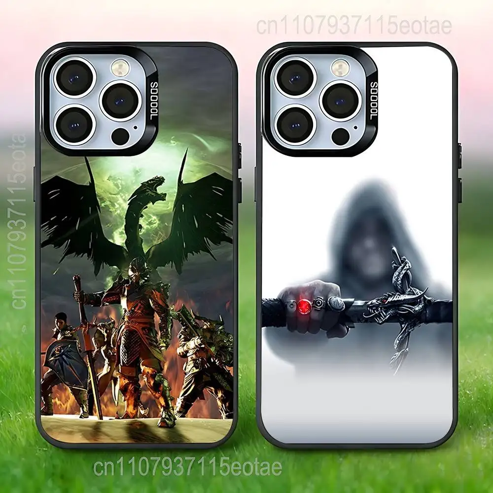 

Dragon A-Age I-Inquisition Phone Case For iPhone 17,16,15,14,13,12,11,Pro,Max,Plus,E,Air,Mini Anti Fall Black Bumper