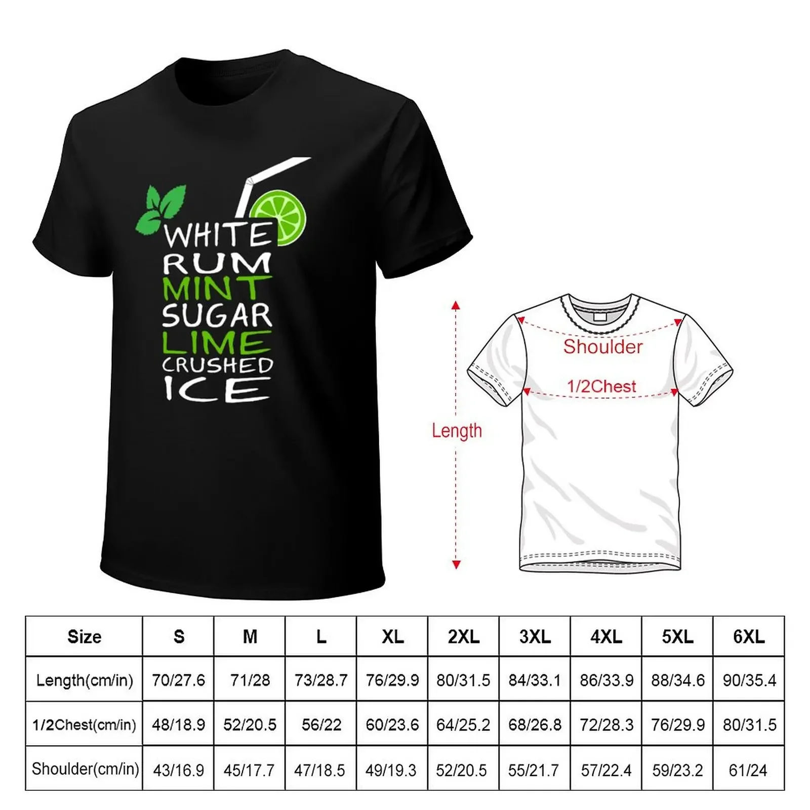 Mojito T-Shirt Aesthetic clothing vintage clothes shirts graphic sweat big and tall t shirts for men