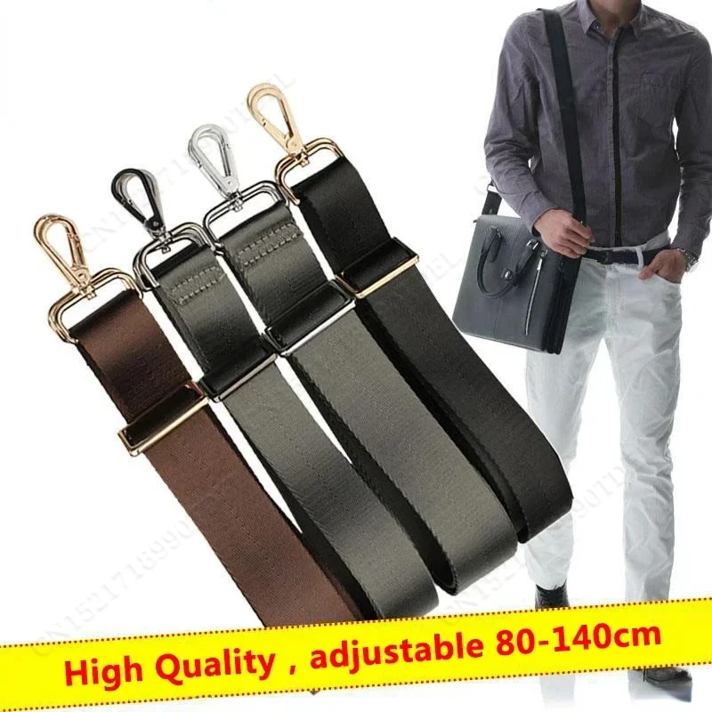 80-140CM Replacement Shoulder Bag Strap For Briefcase Men Crossbody Shoulder Bags Strap Adjustable Black Women Bag Accessories