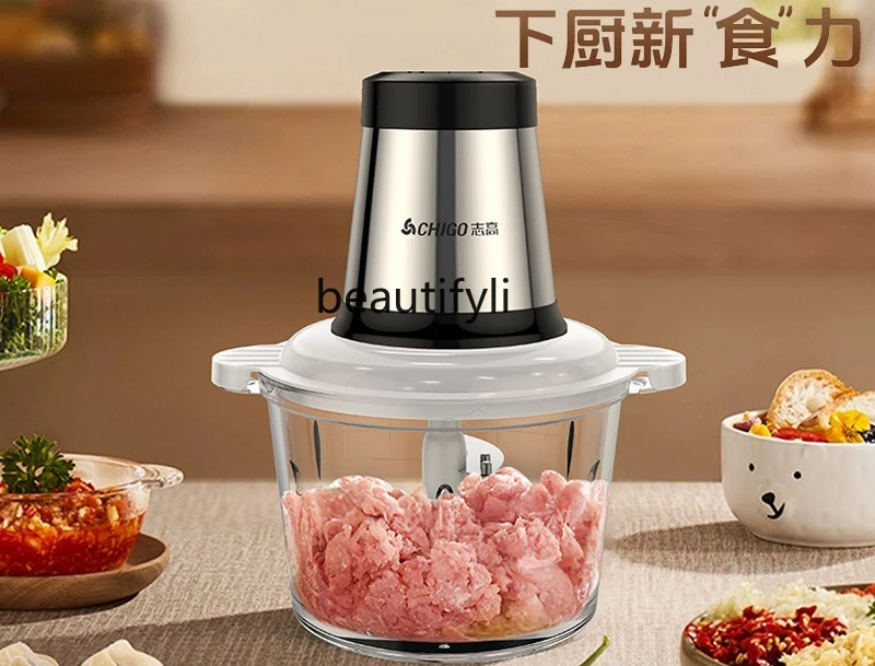 Piccola macchina elettrica per integratori alimentari per pasta d'aglio multifunzionale in acciaio inossidabile per uso domestico