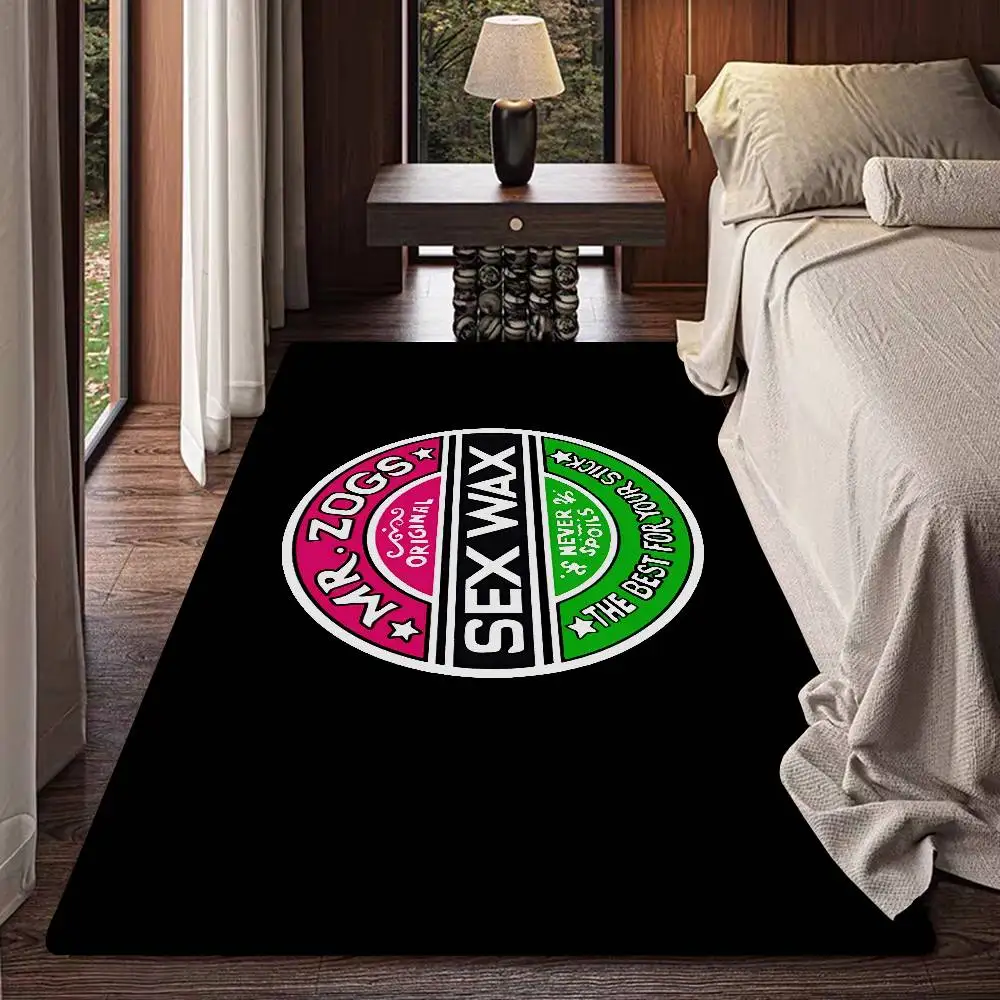 Mr Zogs Surfing Sex Wax Floor Mat Rectangle Anti-slip Home Soft Badmat Front Door Indoor Outdoor Mat Hotel Decor Mat