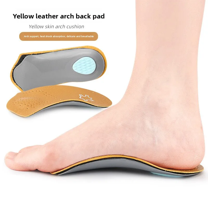 نعال داخلية داعمة للقوس - نصف إدراجات مضادة للانزلاق للأقدام المسطحة للرجال والنساء