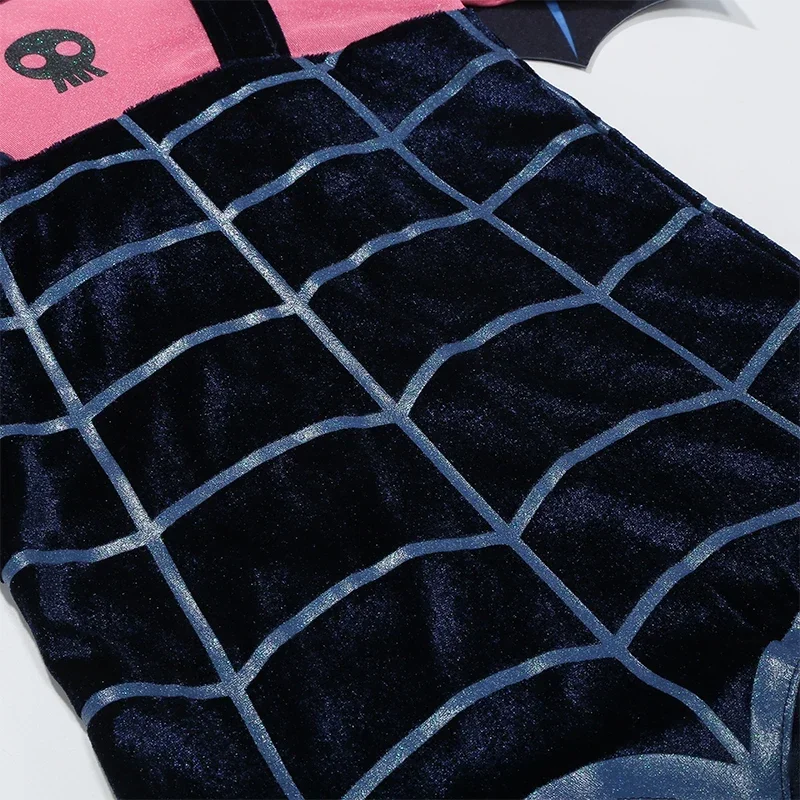 Vampirina Cosplay-Kleid für Kinder, Mädchen, Prinzessinnenkleidung, Charms, Verkleidung, Weihnachten, Halloween, Kostüm, Kinder, Karneval, Party-Outfit – Detail 6