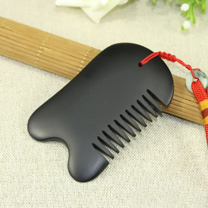 Jade jade Bianshi U-shaped comb, a variety of triangular princess comb fish comb