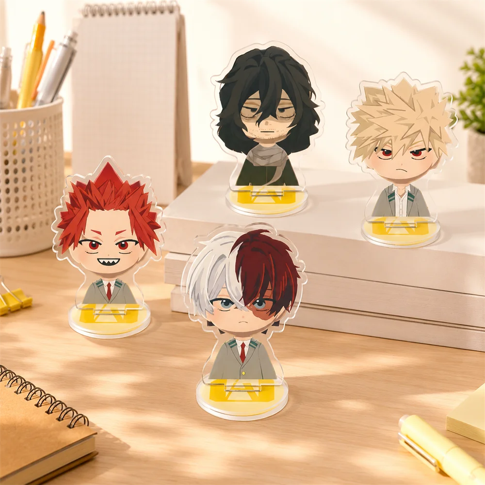 HOT Anime My Hero Academia 10cm Acrylic Stand Tabletop Decorations Accessories Decor Gifts Exquisite Products Jewelry Keychains