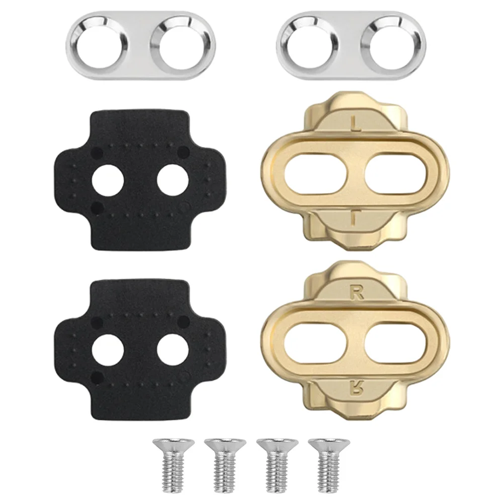 

1Set Cycling Pedal Cleat Heavy-Duty Structure Easy Assembly Rugged Durability Wide Platform Stability Convenient Bike Cleat Set