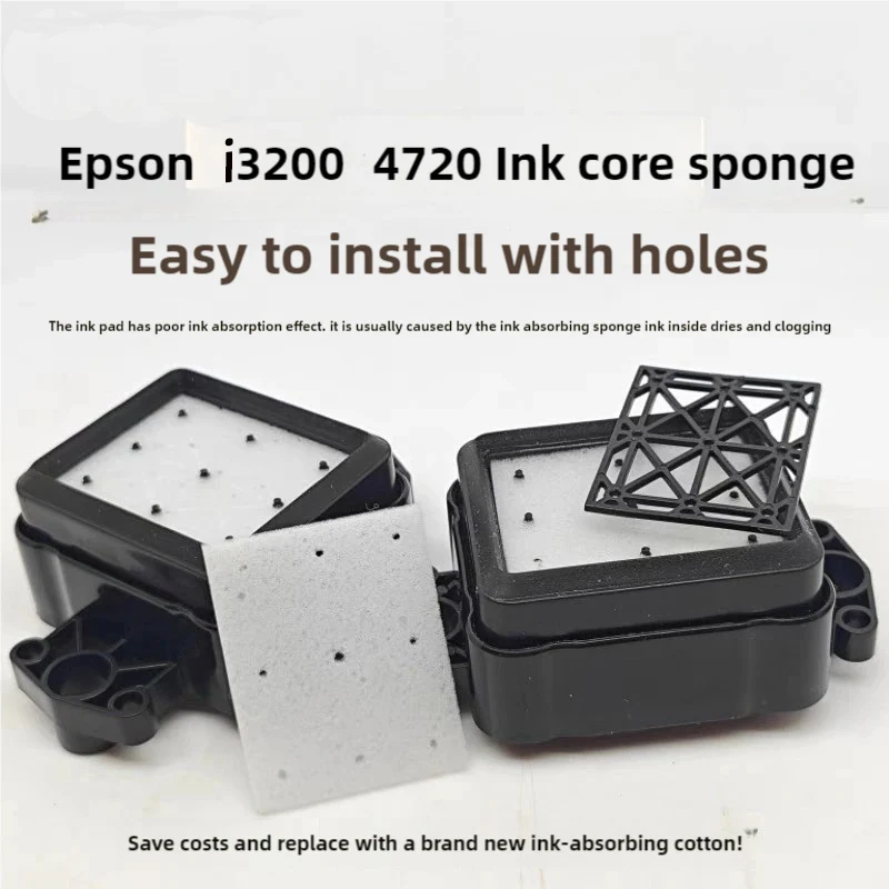 20pcs Capping Station Sponge Waste Ink Maintenance Tank Pad Sponge for Epson 4720 5113 I3200 Printhead Captop Cleaning Pad Kit