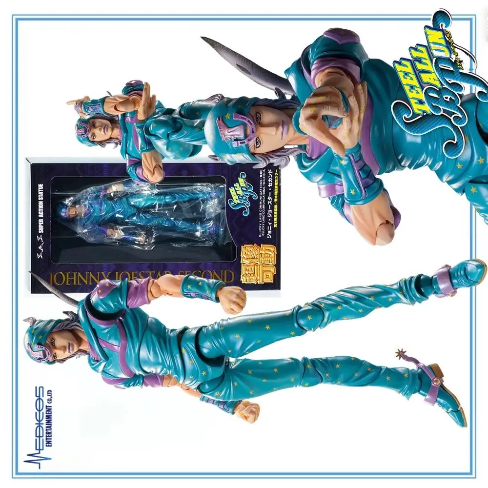 100% Original en Stock, Figura de Acción de Johnny Joestar de Steel Ball Run, Serie de Colección de Juguetes Modelo