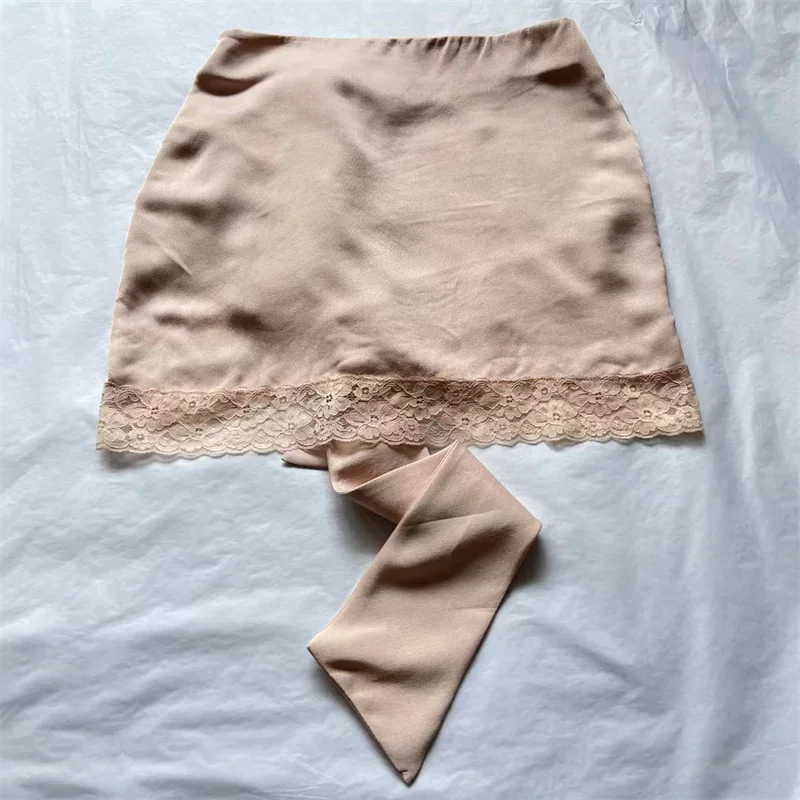 Immagine 3: Gonna da donna Nuova minigonna sexy patchwork di pizzo per l'estate 2025 Gonna corta asimmetrica sottile a vita bassa y2k mezza gonna da donna