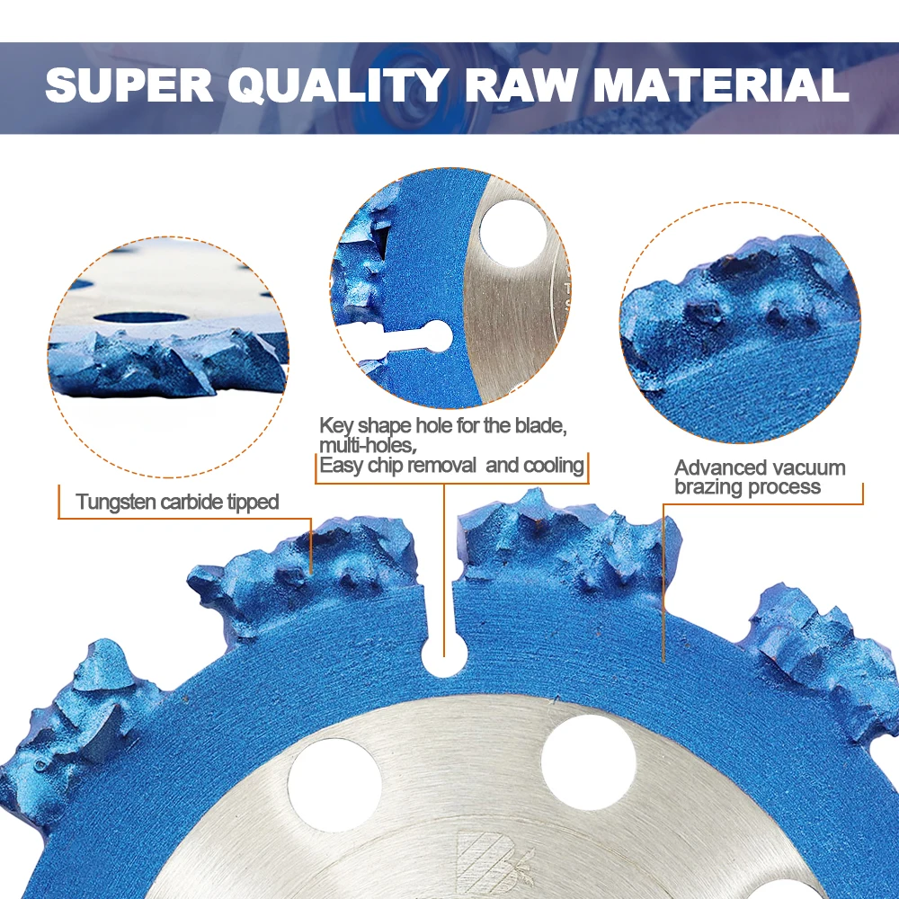 Imagem -05 - Brschnitt-hardened Disco Separando Madeira e Raiz Diamond Saw Blades Removedor Raiz Disco de Corte Raízes de Madeira Stumps Tubulação de Plástico