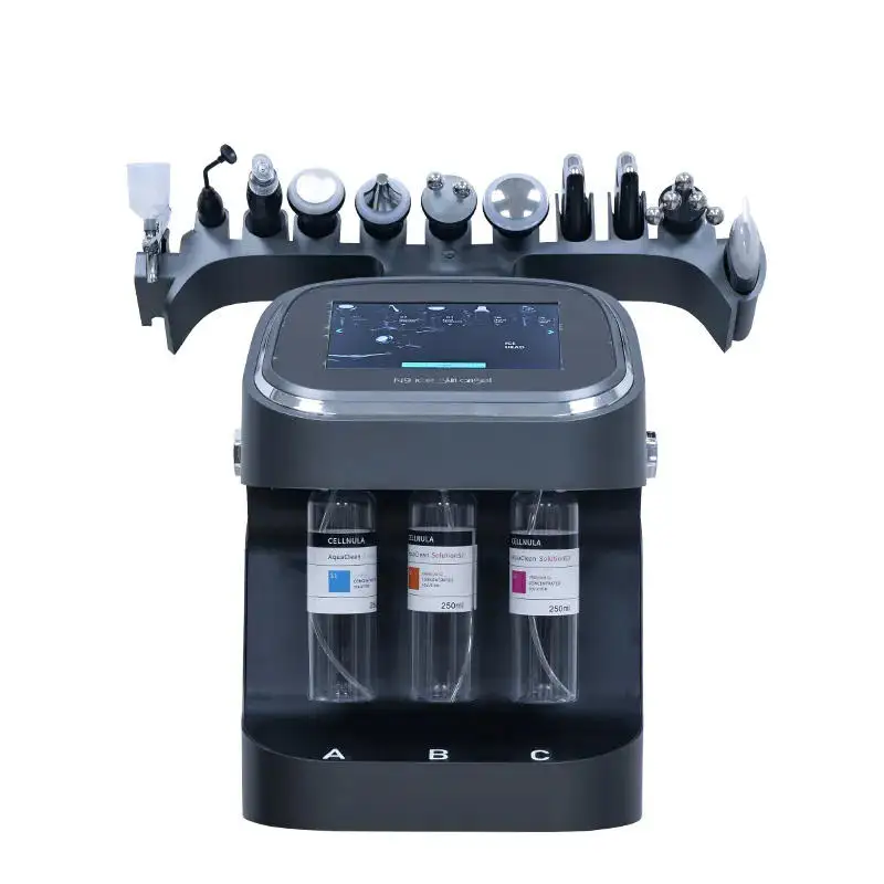 New Arrival Multifunctional Beauty Equipment Portable Oxygen Jet Facial Care Machines 10 in 1Aqua Peeling Facial Beauty Machine