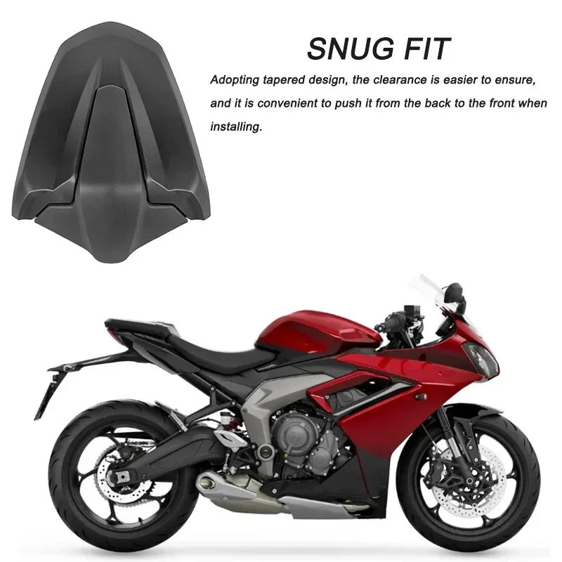 For Triumph  Daytona 660 2024- Rear Pillion Seat Cover Fairing Cowl Styler Spoiler Motorcycle Accessories Modified Chassis