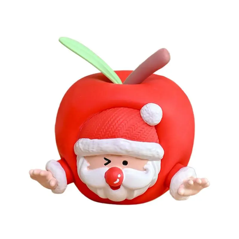 Santa Figurines Fruit Santa Money Saving Box Christmas Parties Supplies Table Centerpieces Home Decoration For Friends Family