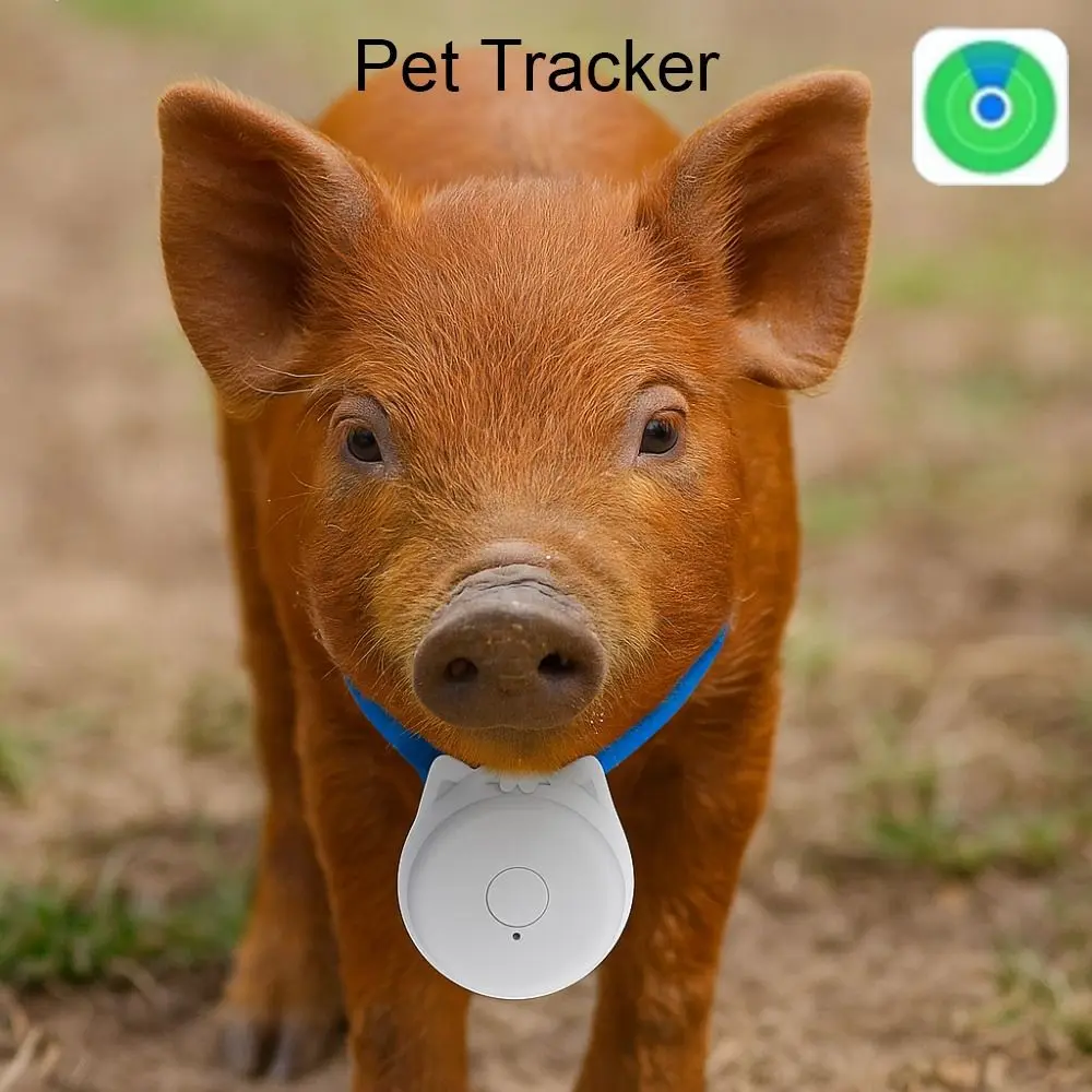 

Anti-lost Mini GPS Tracker Bluetooth 5.2 Wireless Smart Tracker Cartoon Shape Plastic Pet Bluetooth Tracker