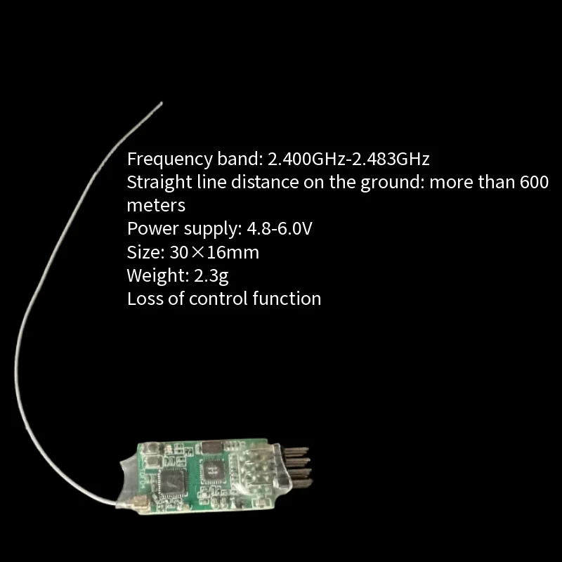 

WFLY X4 4CH Receiver 2.4G 4.8-6V FHSS＆DSSS Fit For WFLY X4 9 8 RC Car Airplane Boat Remote Control er 2.4G 4.8-6V FHSS＆DSSS Fit