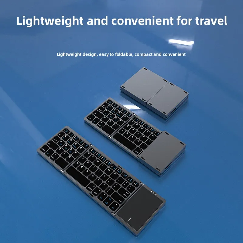 B089T Touchpad Draagbaar 70% korting opvouwbaar Bluetooth draadloos toetsenbord IOS Android tablettelefoon