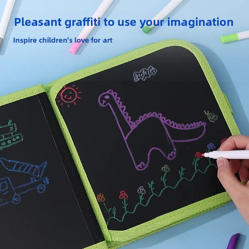 Drawing Board Graffiti Portable Small Blackboard Erasable Coloring Writing Board Preschool Enlightenment Puzzle Toy