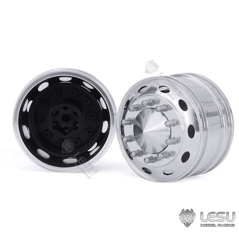 

LESU Hexagon Brake Metal Front Wheel Hub Parts For 1/14 Tamiyaya RC Truck Car Model Outdoor Toys TH20216