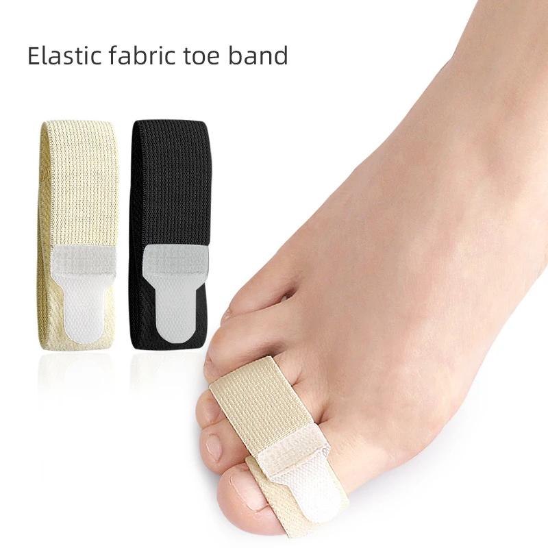 10PCS Elastic Tape Wraps Hammer Toe Finger Straightener Hallux Valgus Corrector Bandage Toe Separator Foot Care Tool Supplies