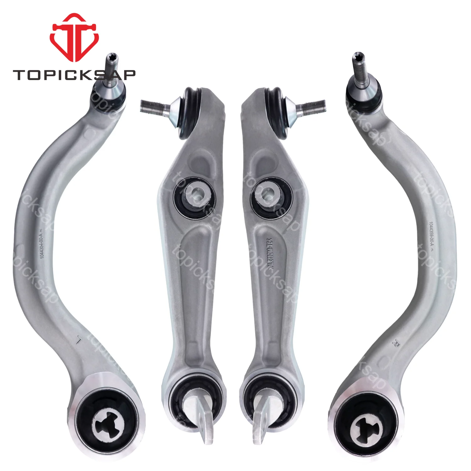 

TOPICKSAP 4pcs Front Lower Control Arm Ball Joint Assembly Suspension Kits for Tesla Model 3 2017-21 1044341-00-D 1044354-00-A
