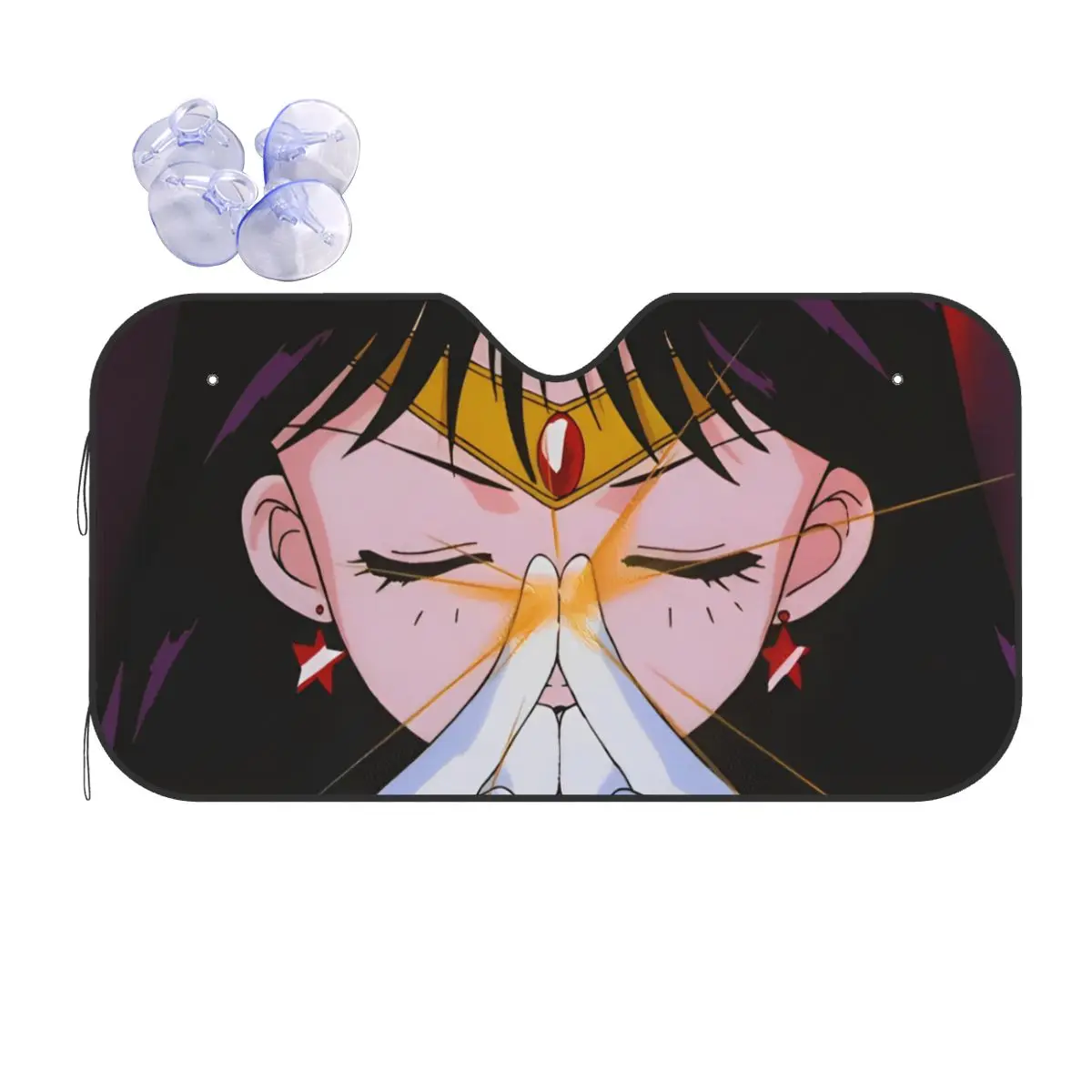 

Солнцезащитный экран для автомобиля с изображением Сейлор Мун (Усаги Цукино), алюминиевая фольга, накладка на лобовое стекло, автомобильный стайлинг