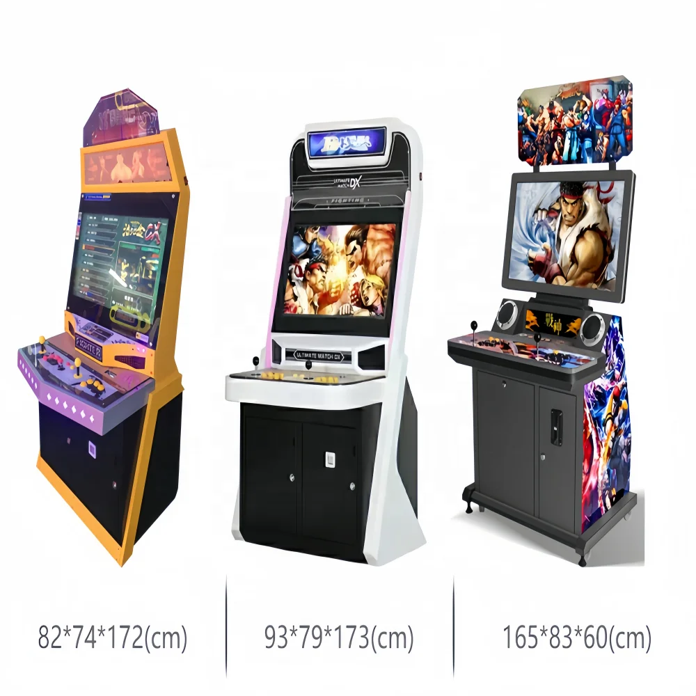 1pcs3D Moonlight Treasure Box Commercial Large Coin Rocker Game Machine Double-Person Retro Arcade Equipment Video City GameHall