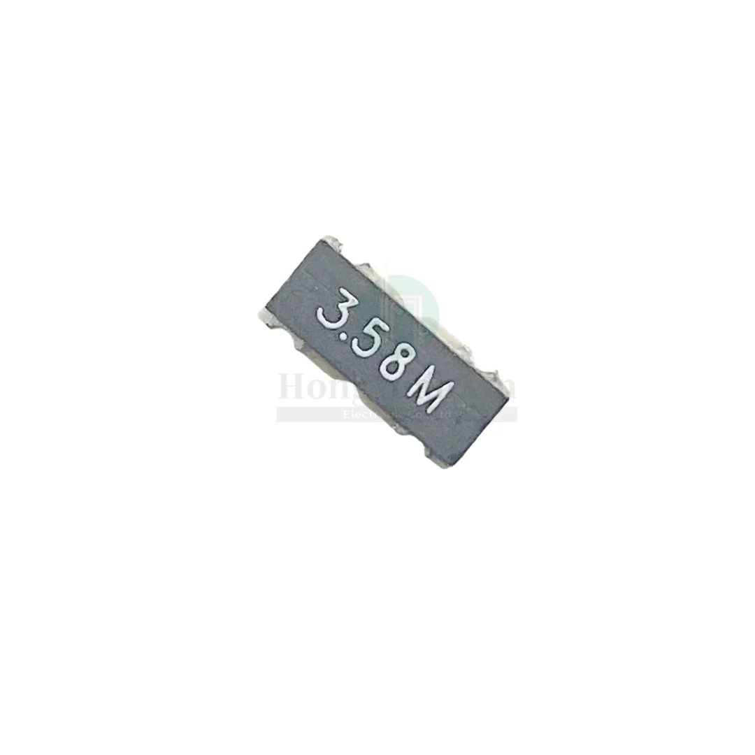 50PCS/new 3.58M patch passive ceramic crystal oscillator ZTACC3M58 ceramic oscillator 3*7 3.58MHZ two legs