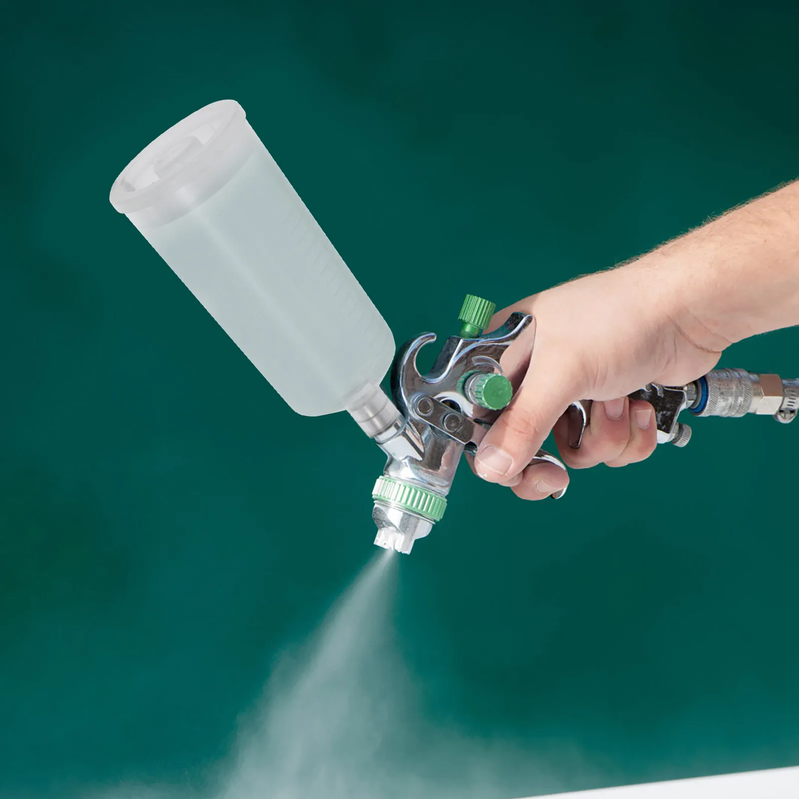 

Набор из 2 многоразовых разборных емкостей для аэрографа для покраски автомобилей, мотоциклов, художественных работ и поделок