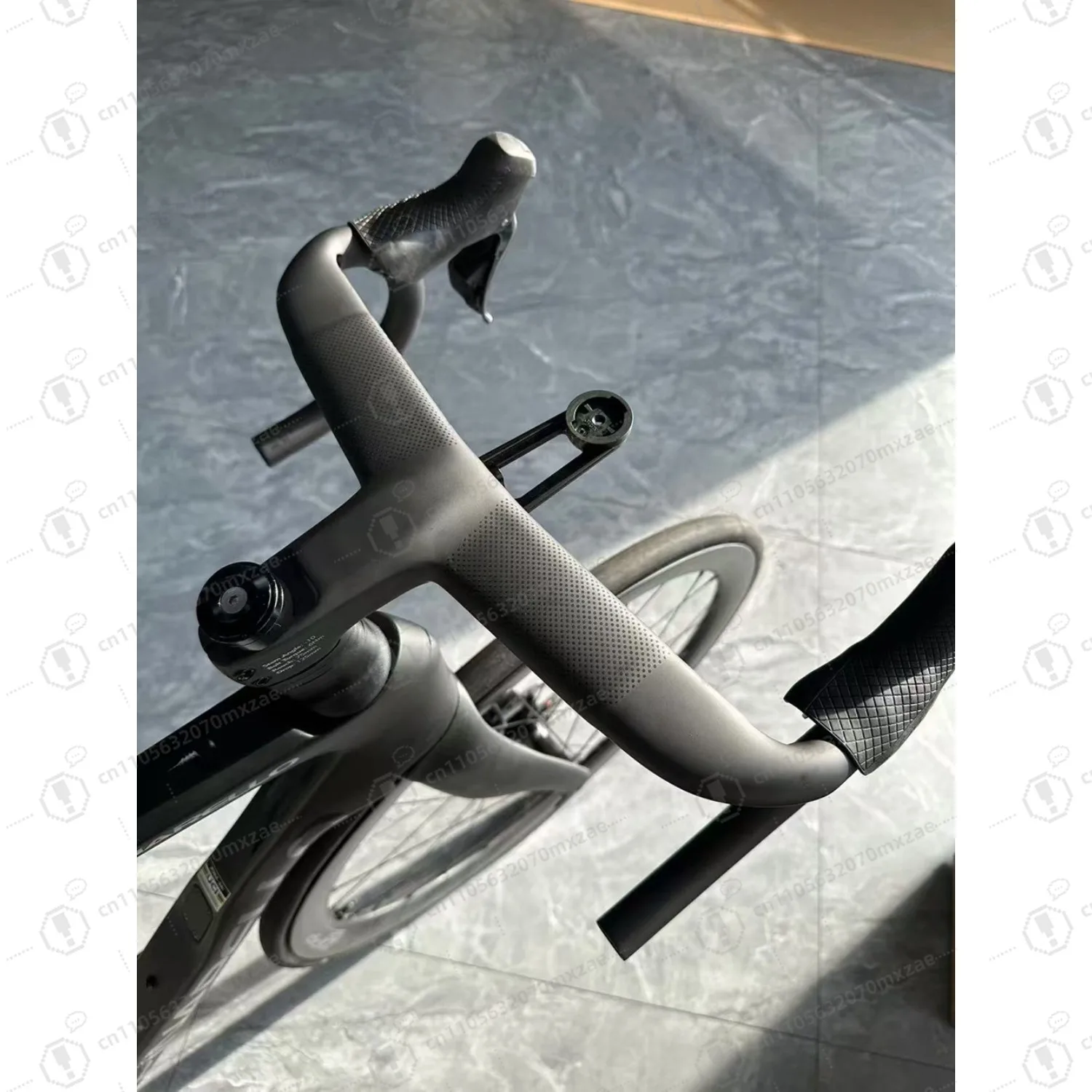 مقود الدراجة المتكامل من ألياف الكربون، مقود دراجة الطريق خفيف للغاية من الجيل الثالث #5