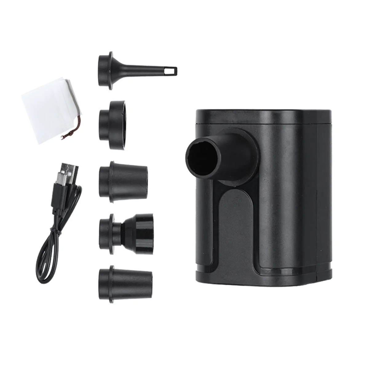 #61P Electronics Accessories,Air Pump Portable Multi-Functional Pump for Inflatables,Black