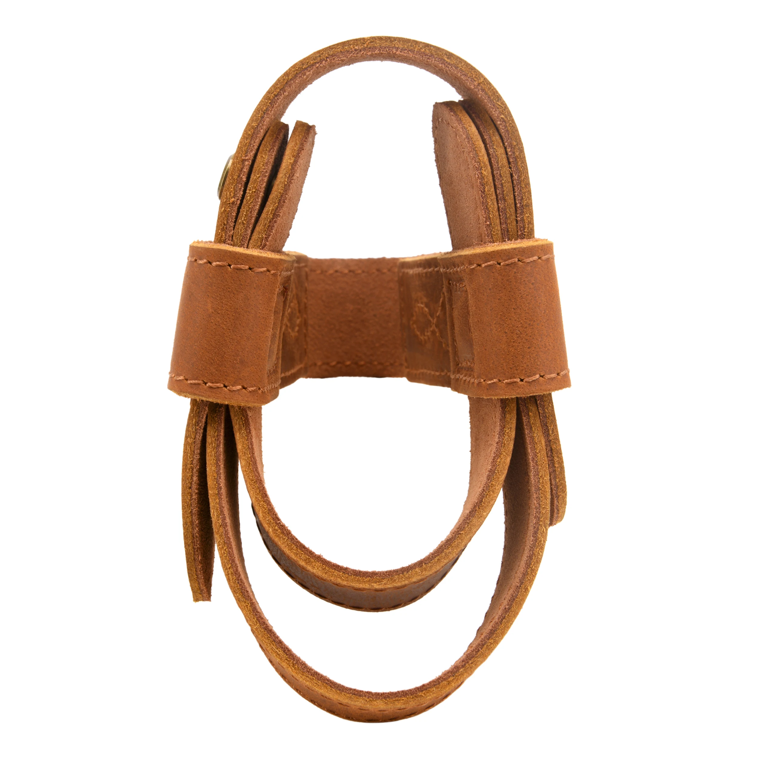 WAYNE\'S DOG Upgraded Real Leather Shotgun/Rifle No-Drill Harnessed Buttstock Holder Sling Mount