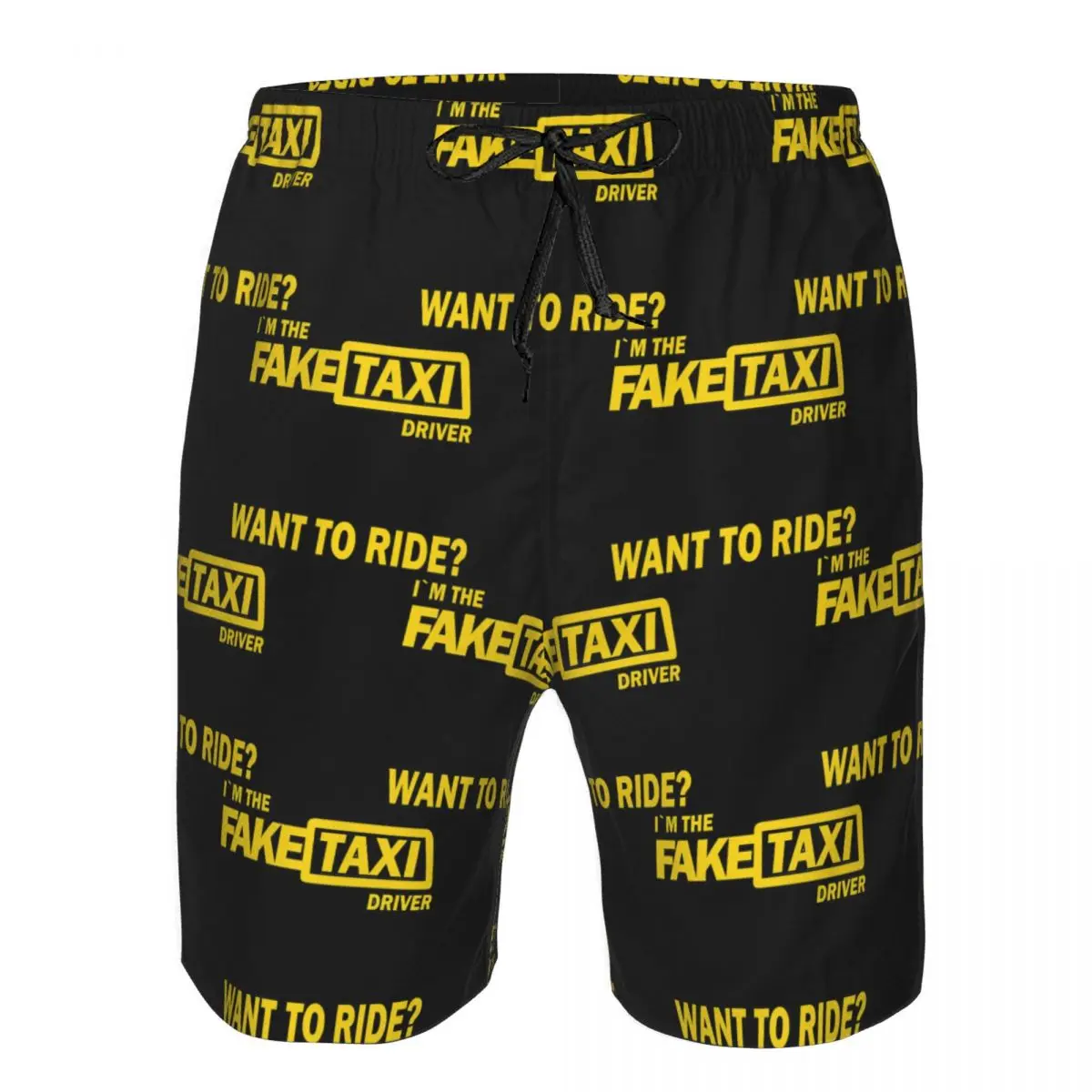 I'M The Fake Taxi Driver Trunks Beach Board Shorts Casual Quick Dry Swim Summer Men Pants