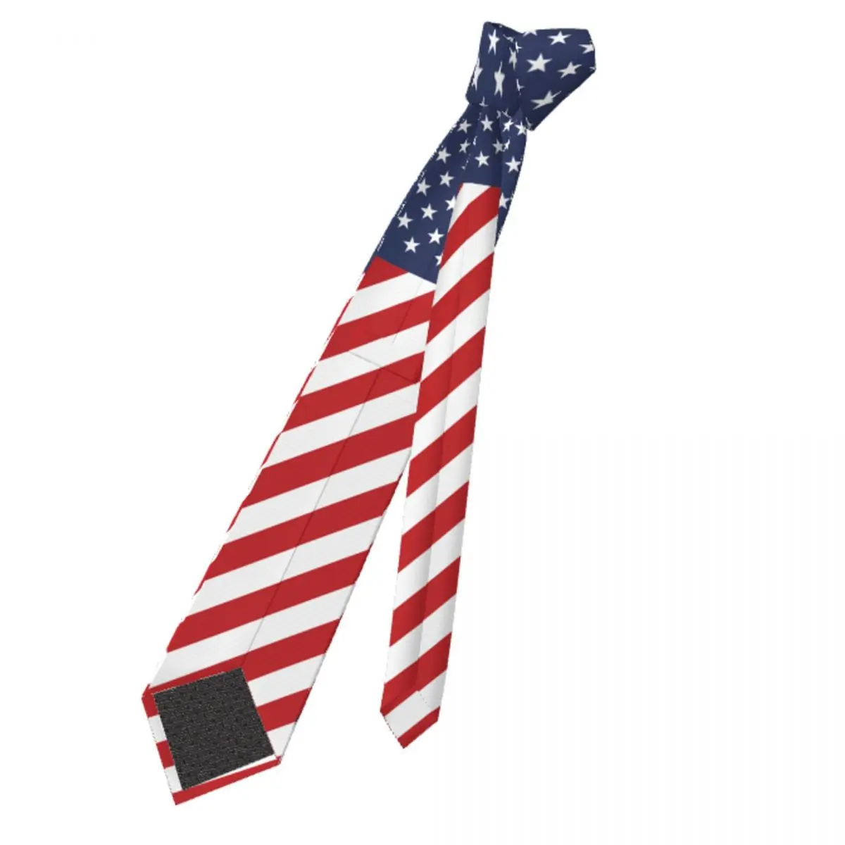 Flag Of United States USA Tie Emblem Cute Funny Neck Ties For Male Leisure Great Quality Collar Tie Custom Necktie Accessories
