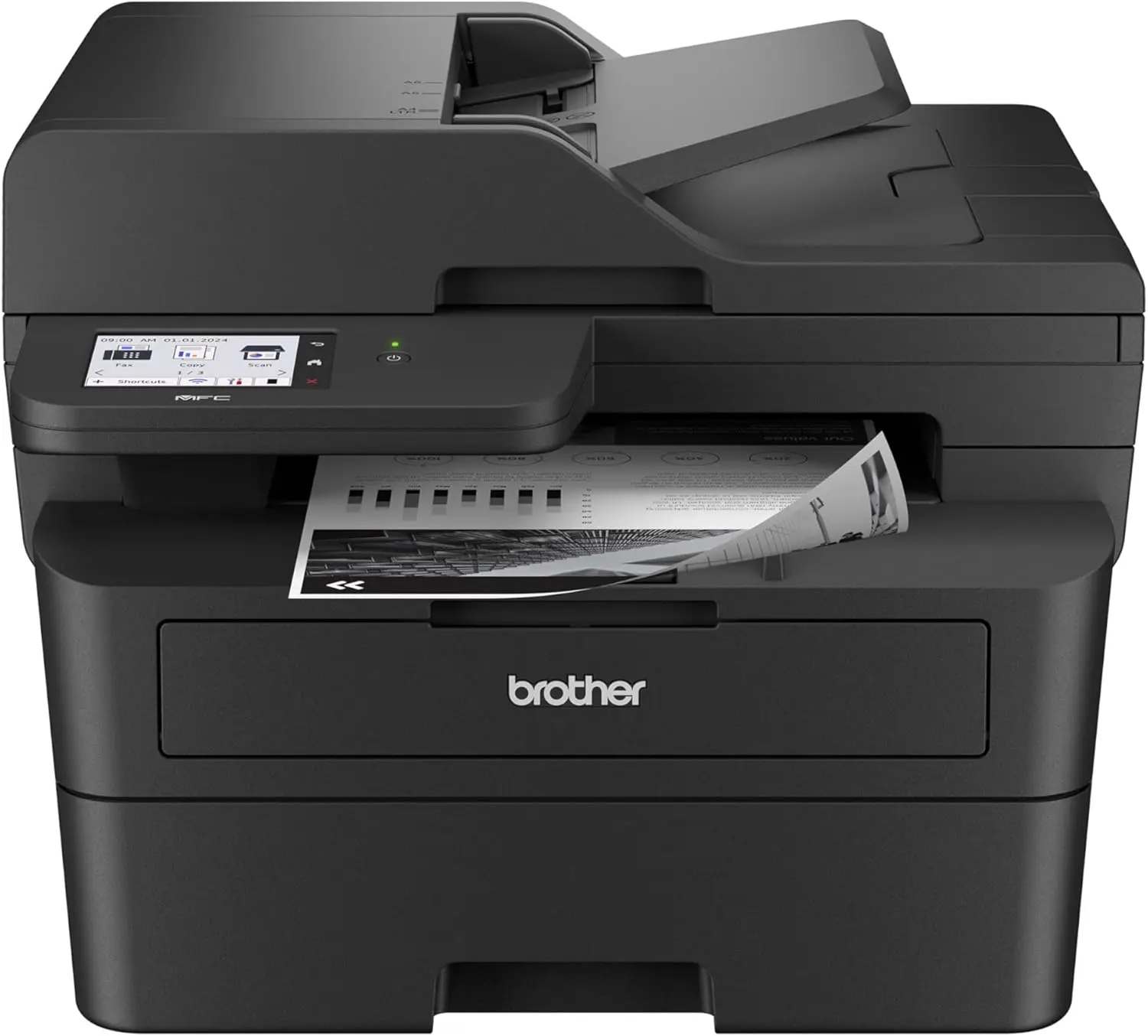 

MFC-L2900DW Wireless Compact Monochrome All-in-One Laser Printer with Duplex Copy & Scan, Fax, Black & White