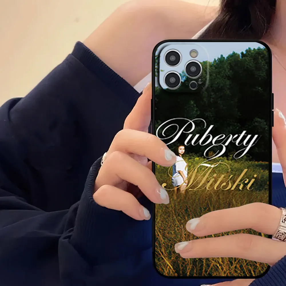 Singer M-Mitski Be the Cowboy Phone Case For iPhone 16 11 12 13 14 15 Pro Max Plus Black Soft Shell