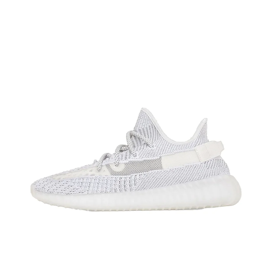 Adidas Originals Yeezy Boost 350 V2 Static Mesh, Zapatos Casuales de Caña Baja Antideslizantes, Unisex, Gris Blanco, Edición 20 23, EF2905-20-23