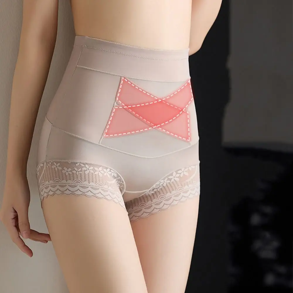 

Lace Flower Slimming Shapewear High Waist Push Up Body Shaping Underpants Lingerie Briefs Tummy Control Underwear Female