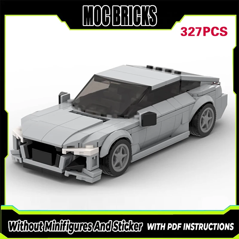 

Speed Racing Car Model MOC Building Bricks RS7 Luxury Coupe Modular Technology Gifts Holiday Assemble Children Toys Suit