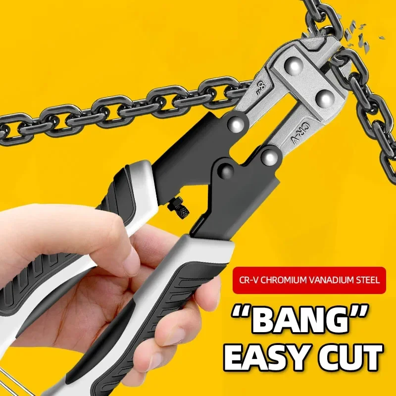 Shearing Pliers Olecranon Bolt Cutters Shear Locking Steel Wire Large Pliers Vigorously Destroy Imported Labor-saving Steel Bar