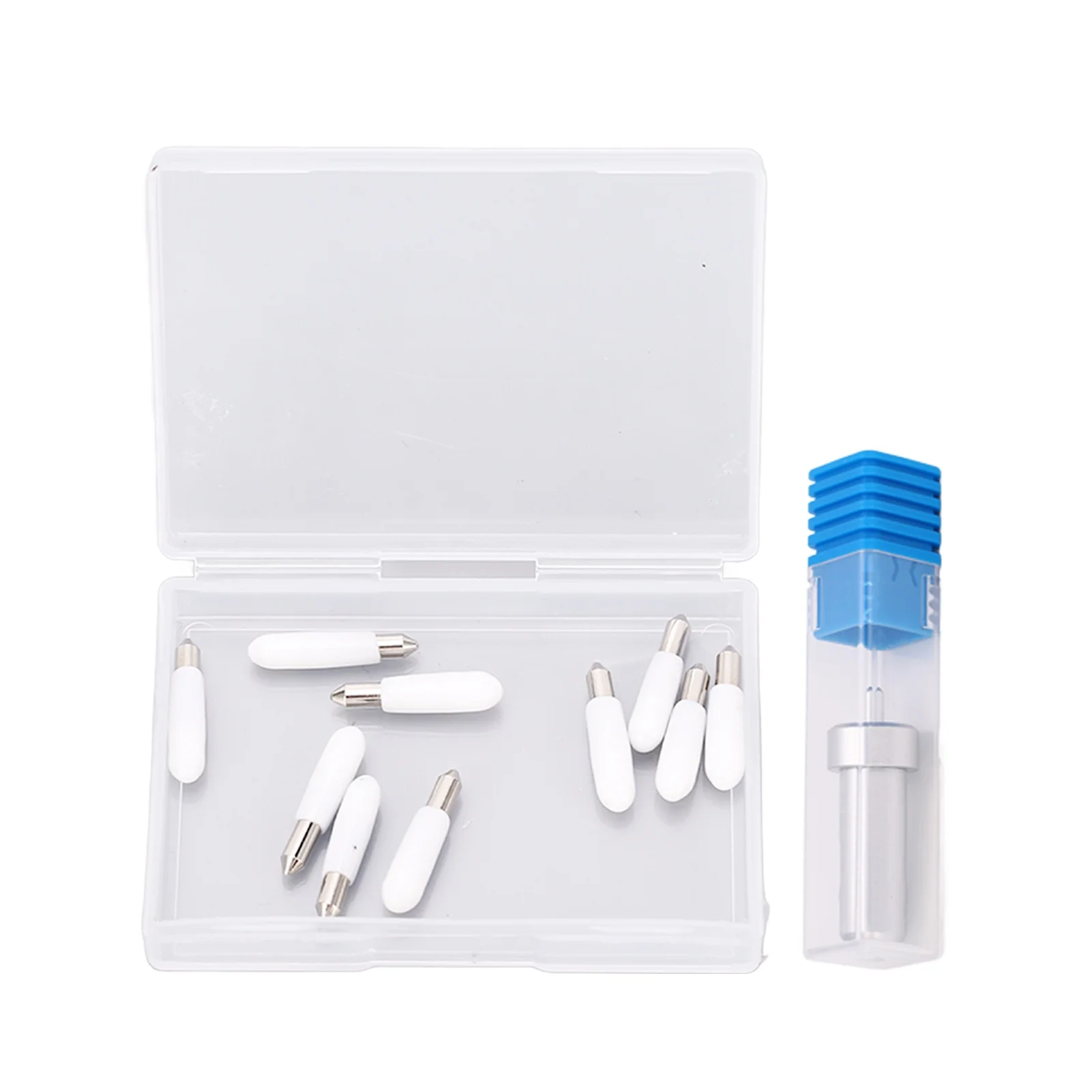 10-pecas-de-laminas-de-corte-substituiveis-45-°-acessorio-de-alta-dureza-com-suporte-para-cricut-joy