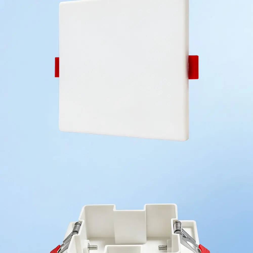 86 Type Junction Box Shield Decorative Blanking Panel Spring Clip Wall Faceplate Outlet Cover Seamless Plastic Housing