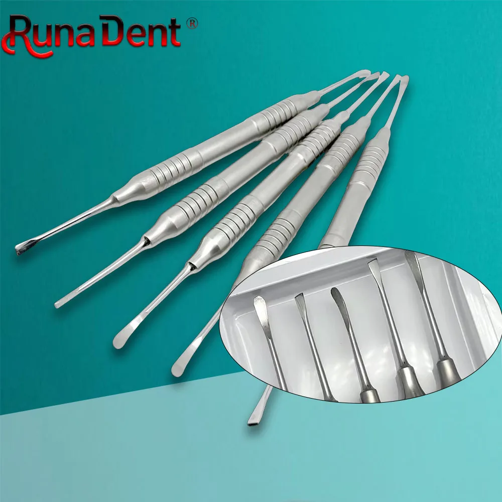 

5Pcs Dental Periodontal Instruments Implant Periosteal Separator Double Ended Tools HighPrecision Dental Tool Set
