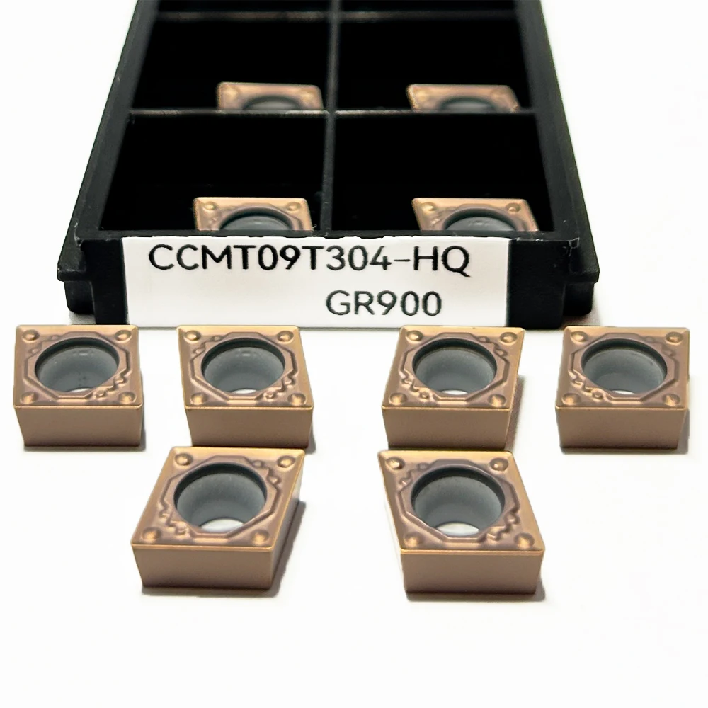 cnc-旋削インサート-ccmt09t304-ccmt09t308-hq-gr900-超硬旋盤ツールビット、鋼ステンレス鋼金属加工工具