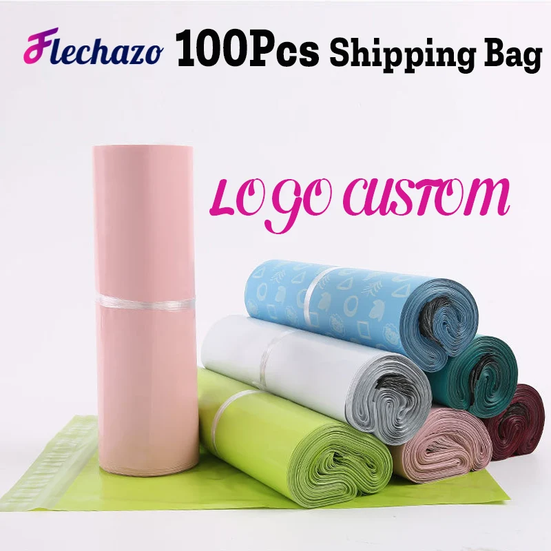 

Shipping Bag Pack Of 100 Strong Seal Plastic Express Bag Private Logo Customize Self Seal Poly Maliers Bag For Shipping