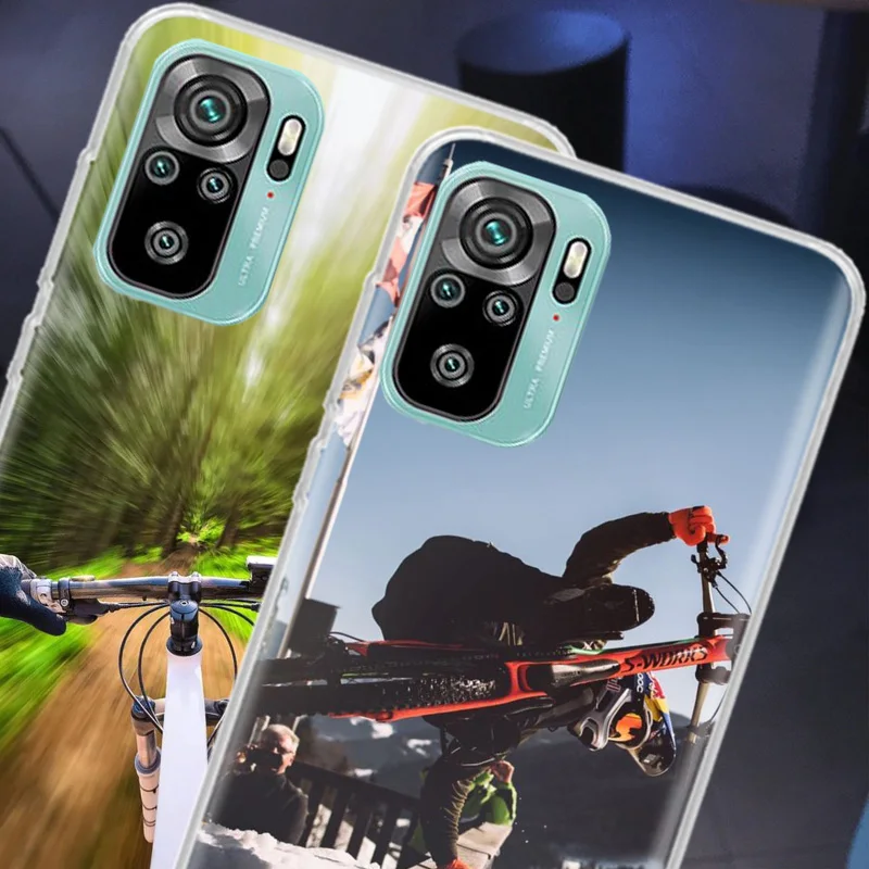 Adventure mountain cross-country cycling Phone Case For Xiaomi Poco X6 X5 X4 F4 GT X3 F6 Pro 5G M5 M5S M4 M3 F5 F3 F2 F1 Mi Not