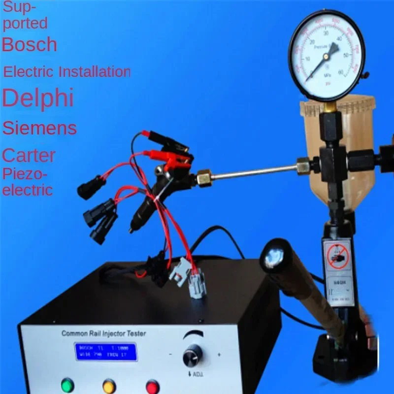 Upgrade AM-CRI200 common rail injector pulse tester can test electromagnetic and piezoelectric injectors