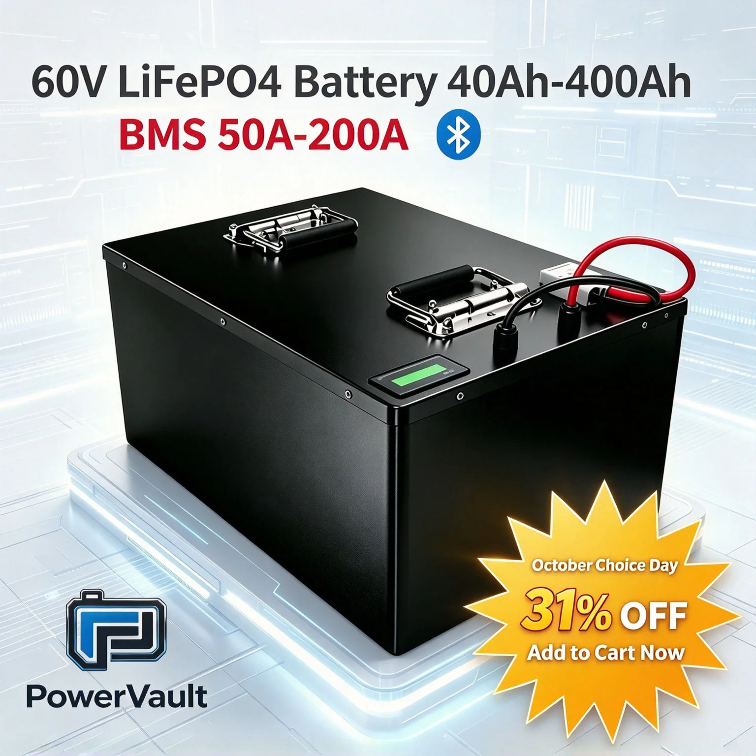 72V 40Ah Lifepo4 Battery Pack - Baterai LiFePO4 60V 40Ah 80Ah 100Ah