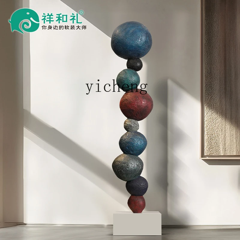 

C1 entrance decorative ornaments living room fiberglass hotel lobby sculpture large floor-to-ceiling high-end artworks