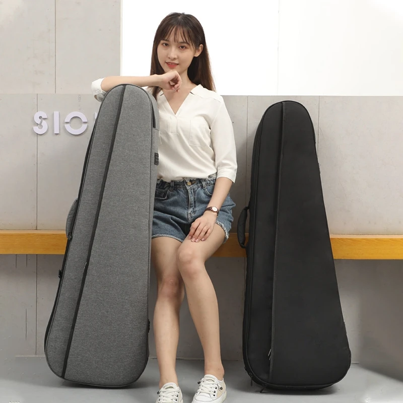 Electric Guitar Case Bag 30 mm Thicken Waterproof Acoustic 41 in Soft Detail Gary Black Backpack Accessories Gig